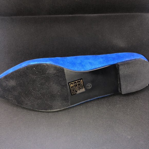 Vintage Inspired Royal Blue Ballerina Flats - Picture 3 of 3